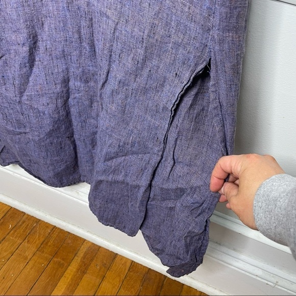 FLAX by Jeanne Engelhart 100% Linen Maxi Dress - Picture 4 of 9